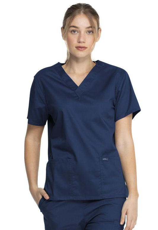 Dickies Industrial Unisex V-Neck Scrub Top