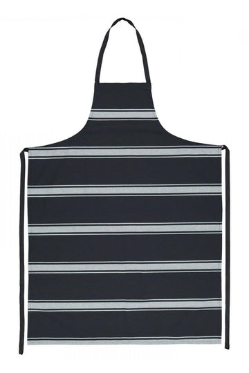 Bratting Stripe Butchers Apron - Chocolate/White